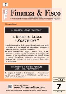 Finanza & Fisco n. 7 del 2021
